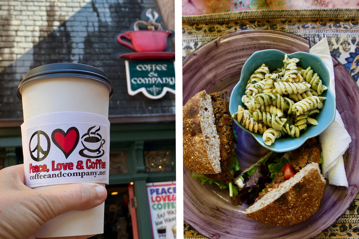 Coffee and vegetarian