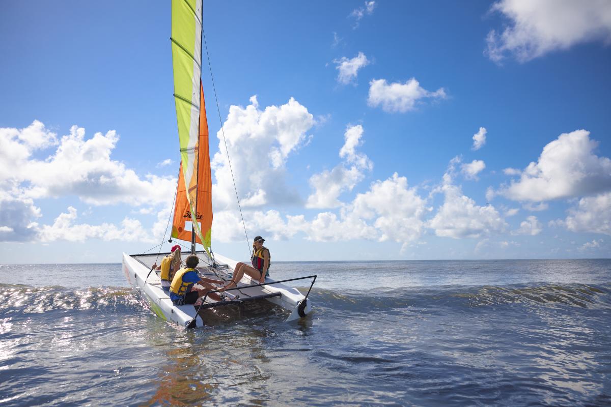 Hobie Cats in the Golden Isles waters
