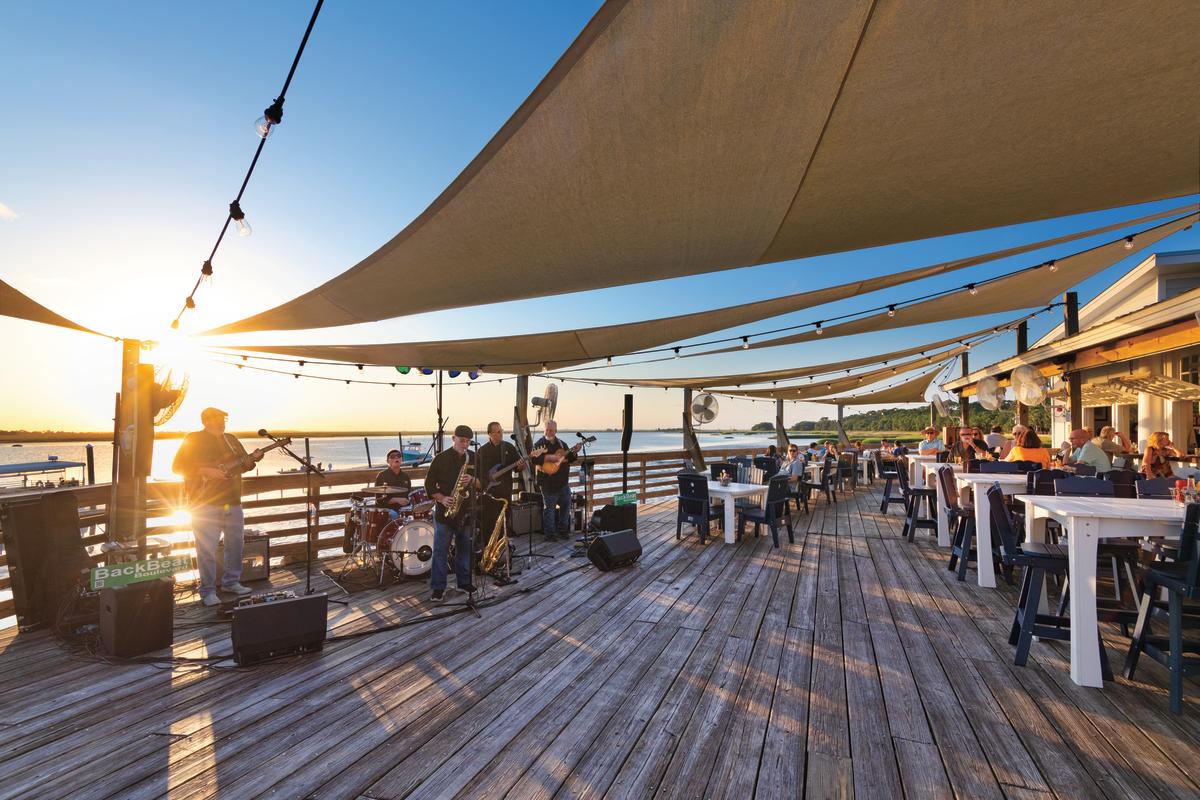 Live music at The Wharf on Jekyll Island