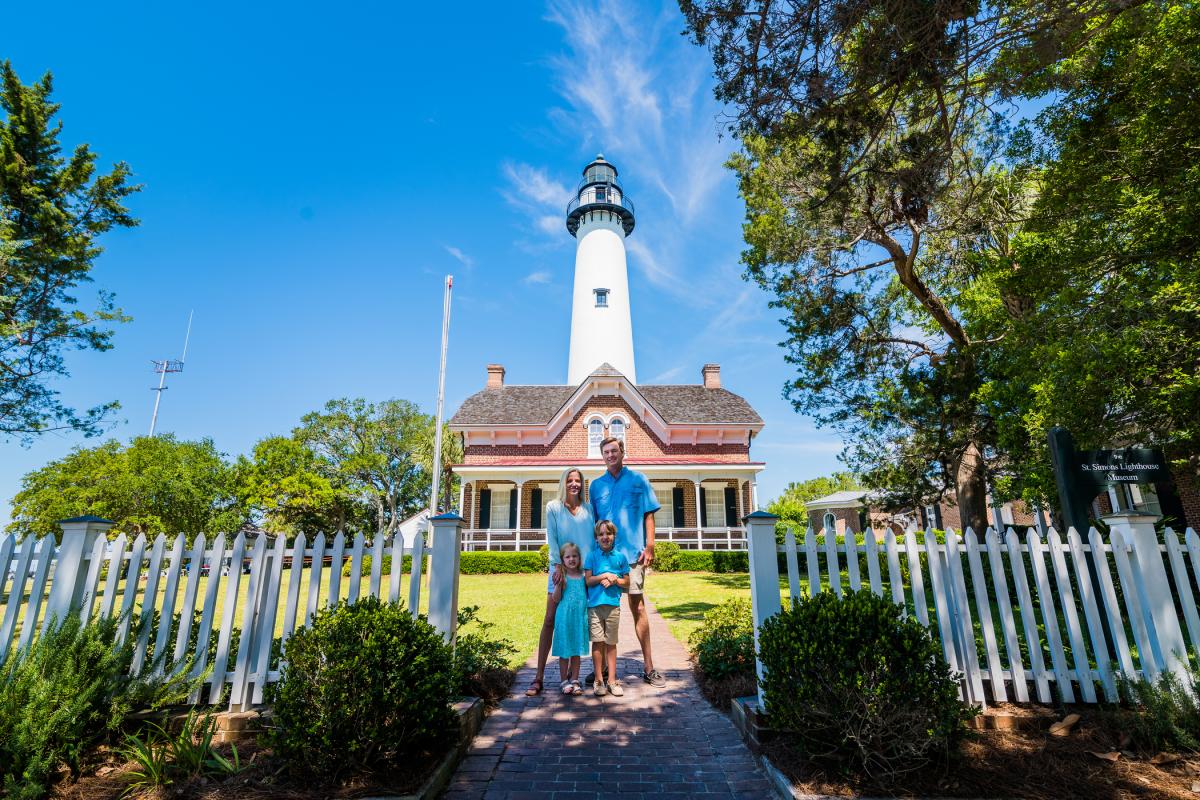 Family at St. Simons Lighthouse