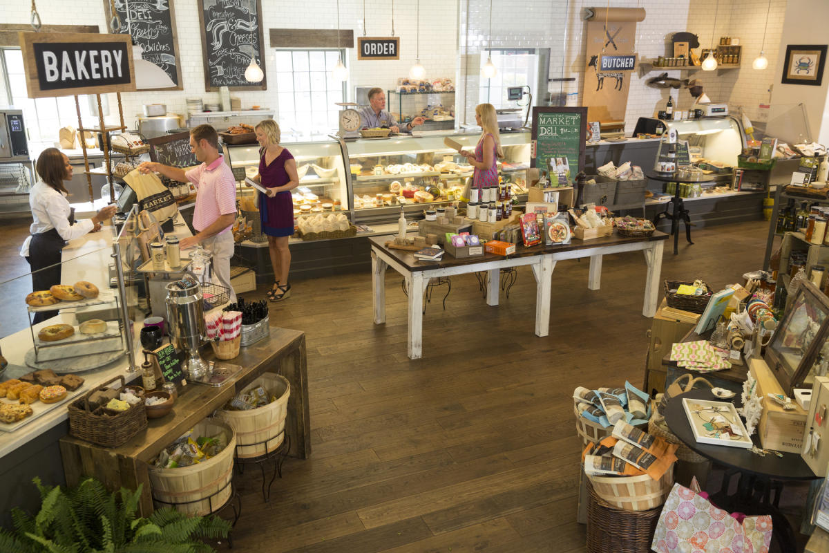 Market at Sea Island