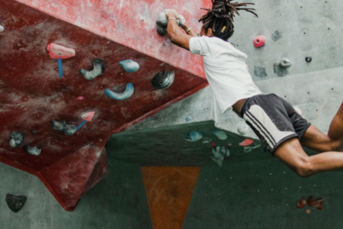 Rock climbing at Brunswick Rocks