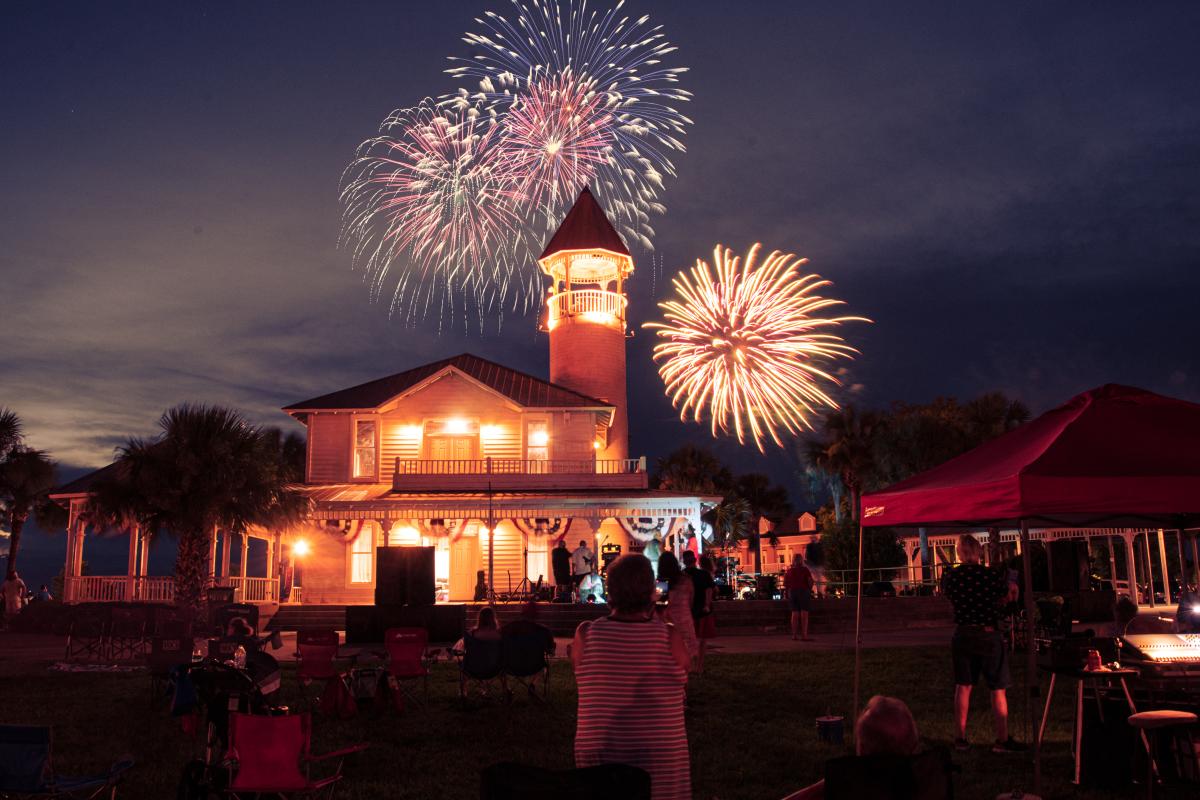 Fireworks in the Golden Isles