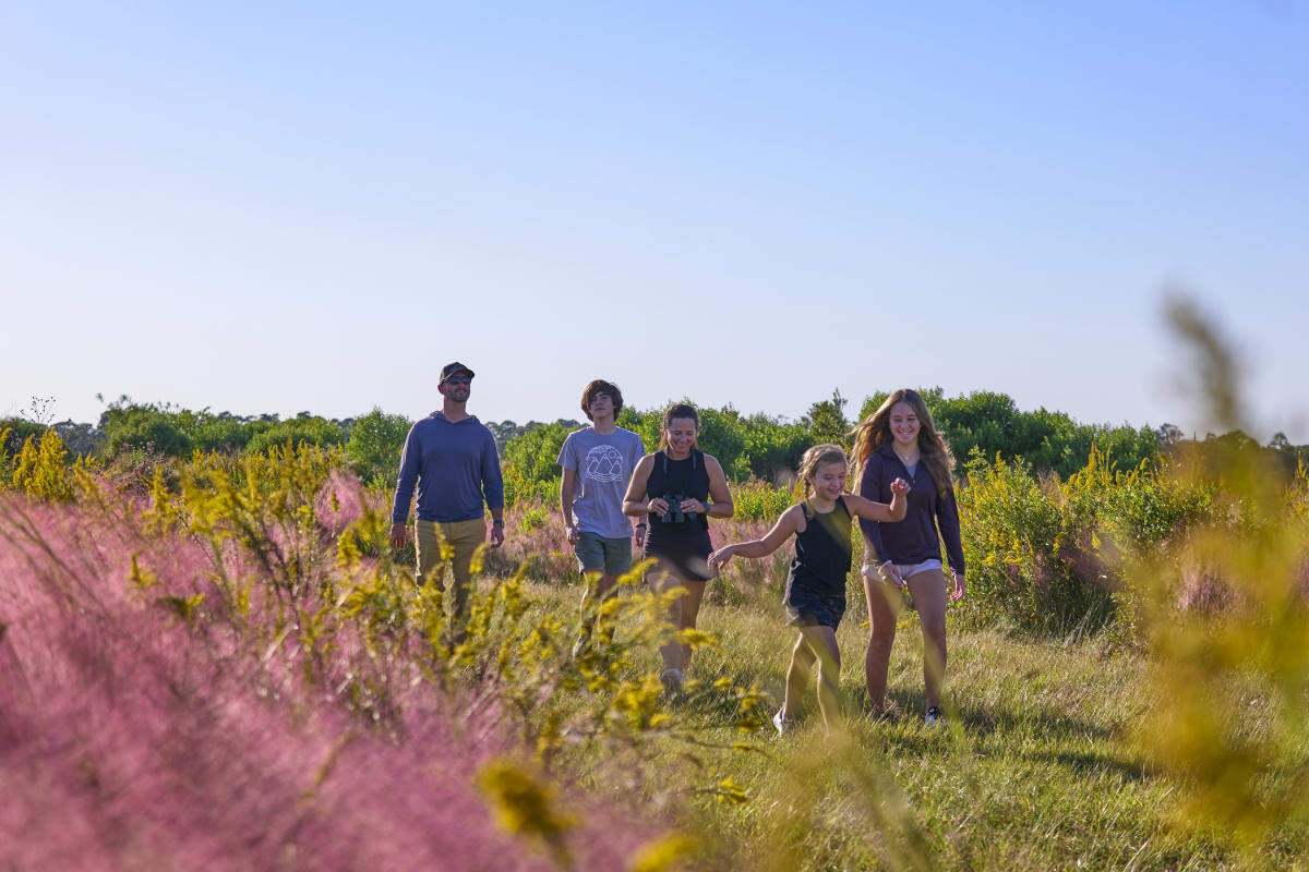 Family on Little St. Simons Island