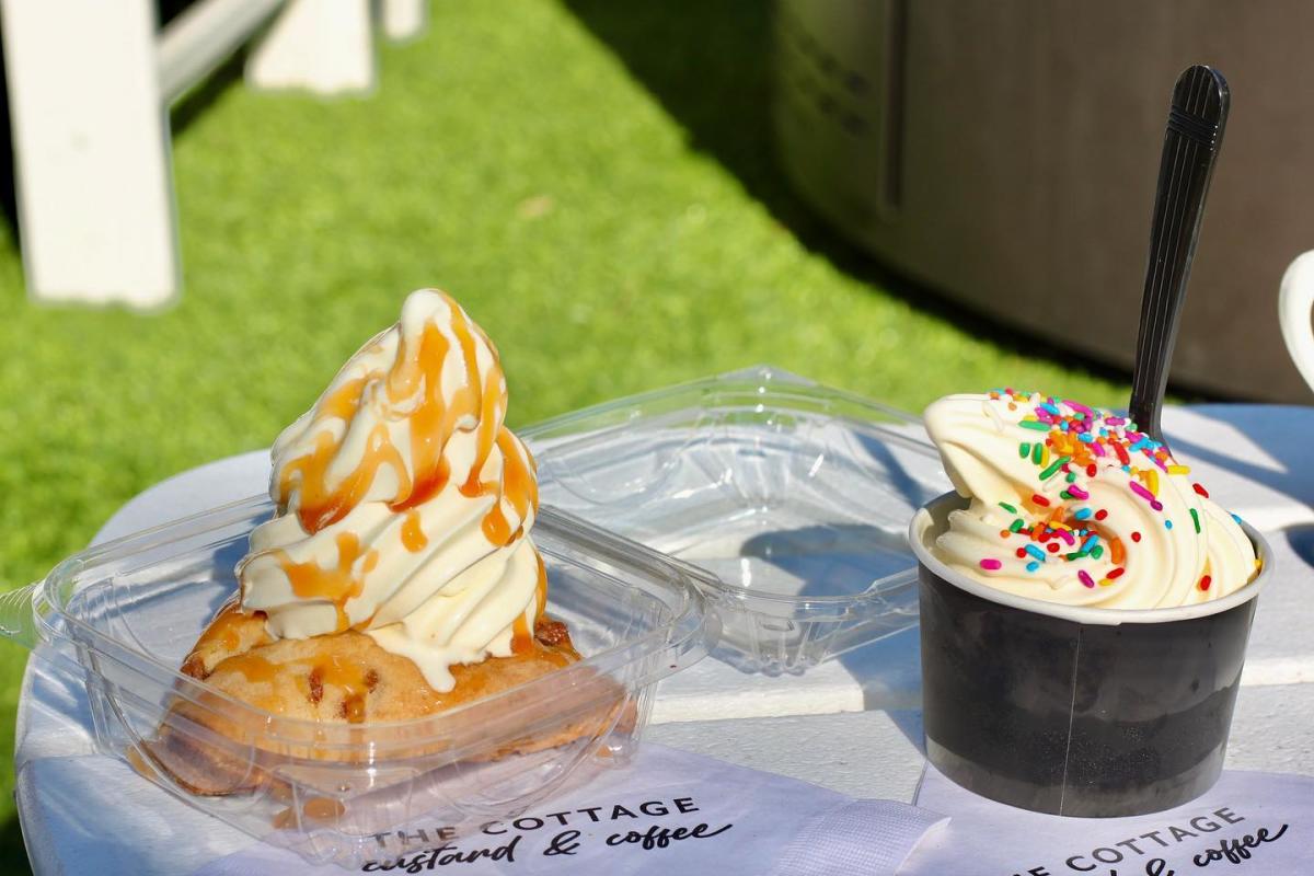 Ice cream from The Cottage Custard & Coffee