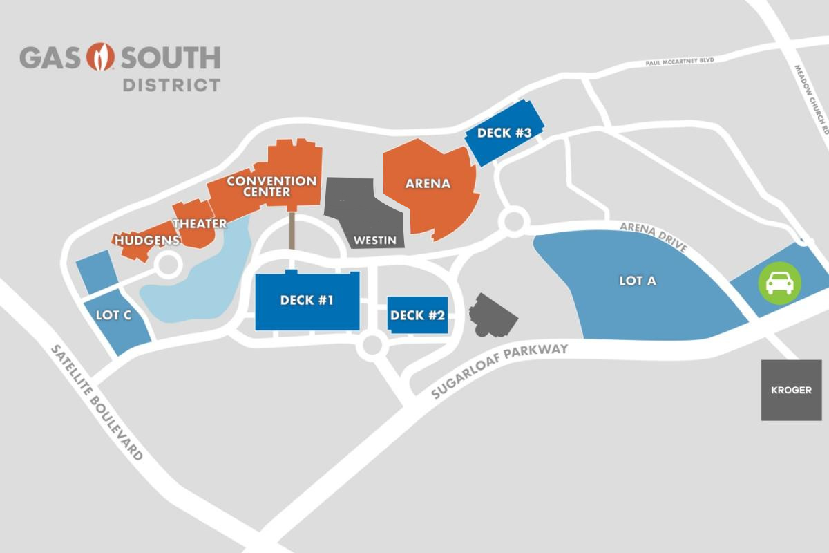 2026 GSD Parking Map