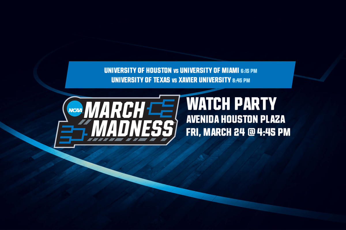 March Madness Watch Party at Avenida Houston - March 24, 2023 at 4:45 PM