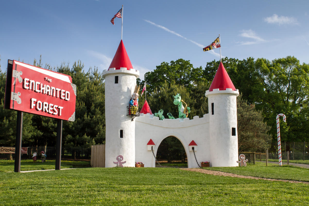 The Enchanted Forest Castle at Clark's Elioak Farm