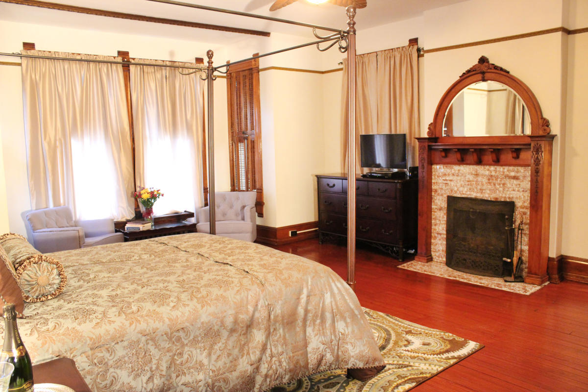Room 203 at the Gage Mansion Bed & Breakfast