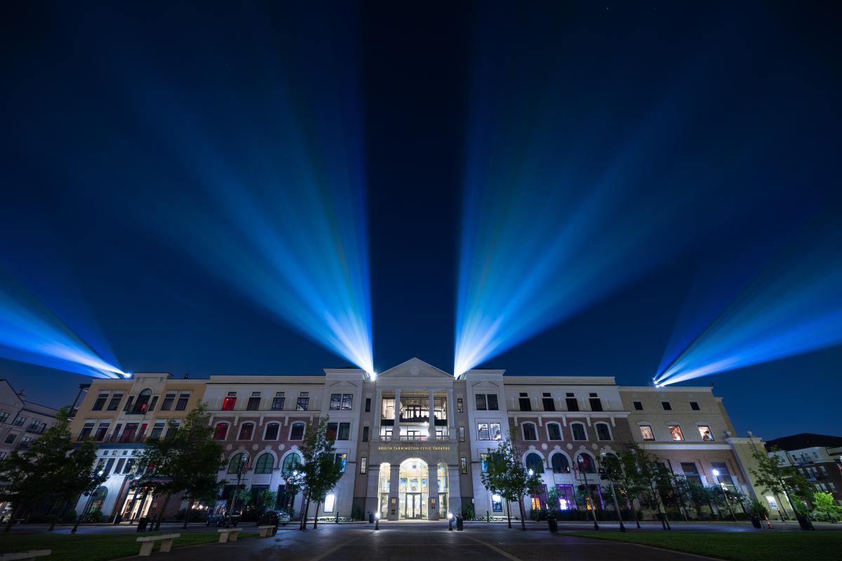 Palladium Carmel floodlights