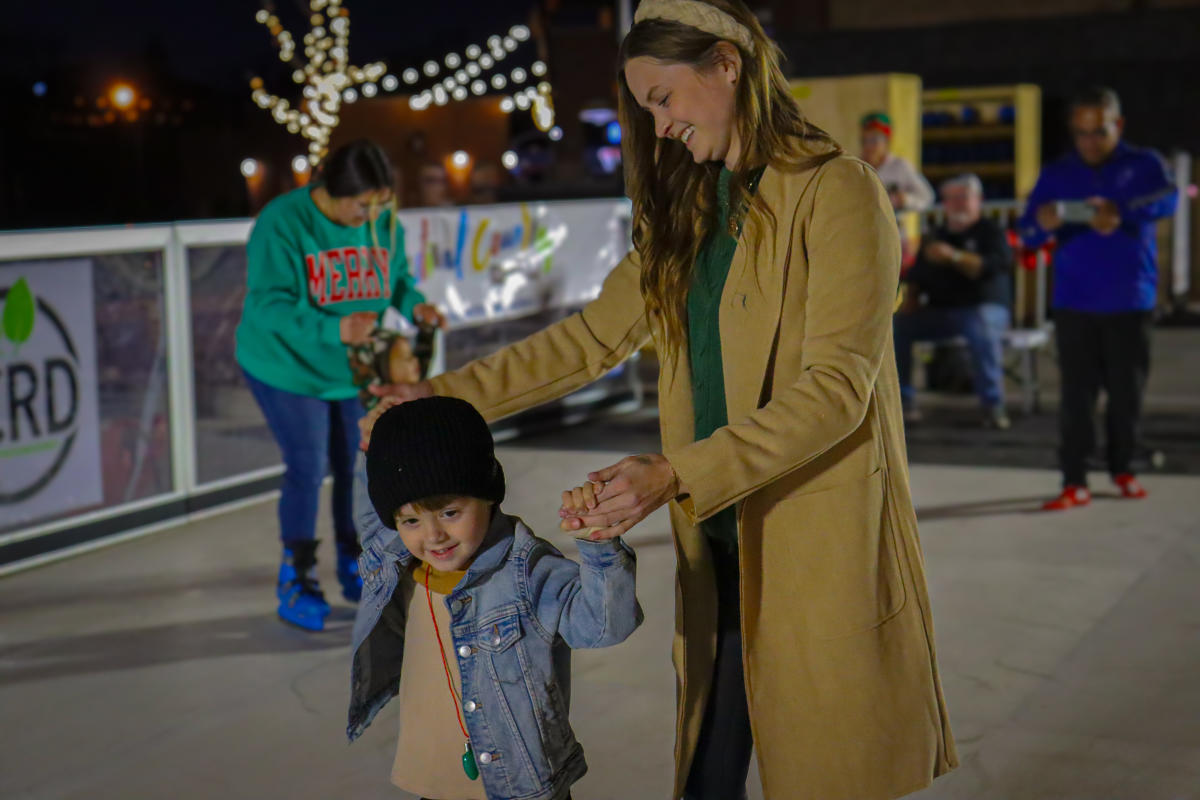 Ice skating in Festival Country
