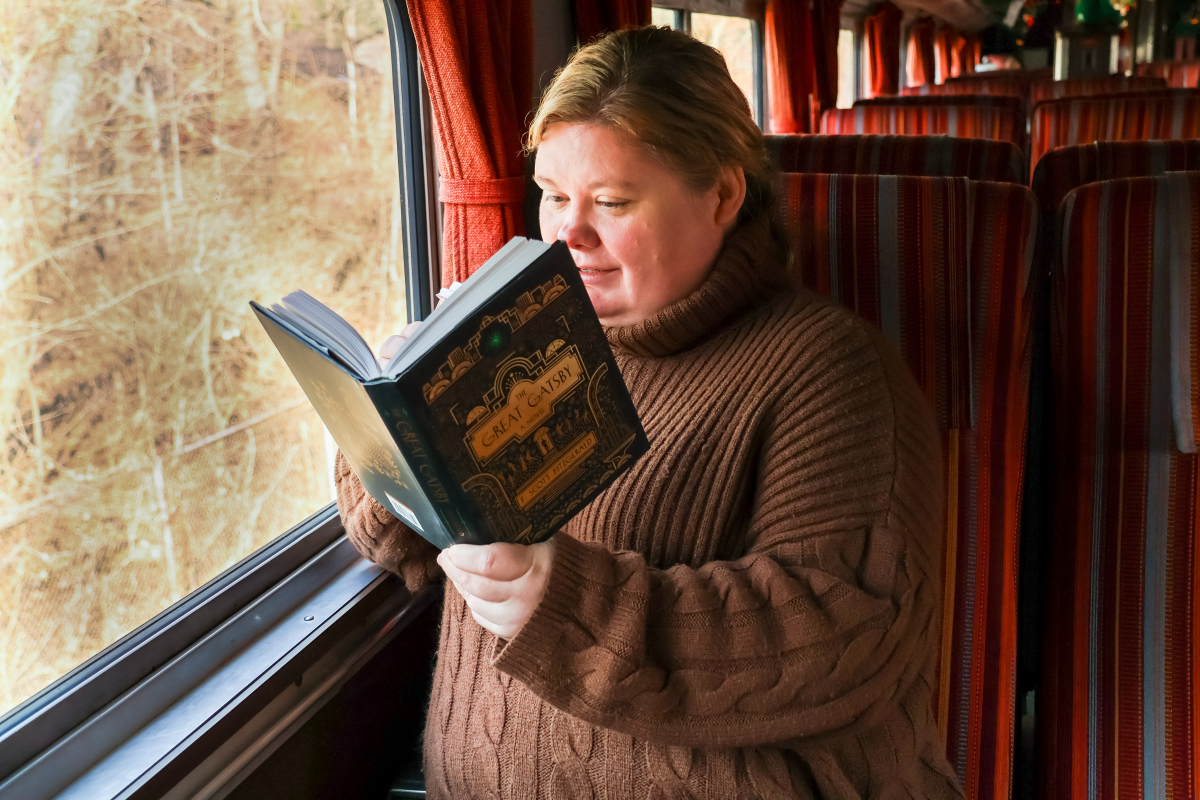 Nickel Plate Express train Noblesville read and ride