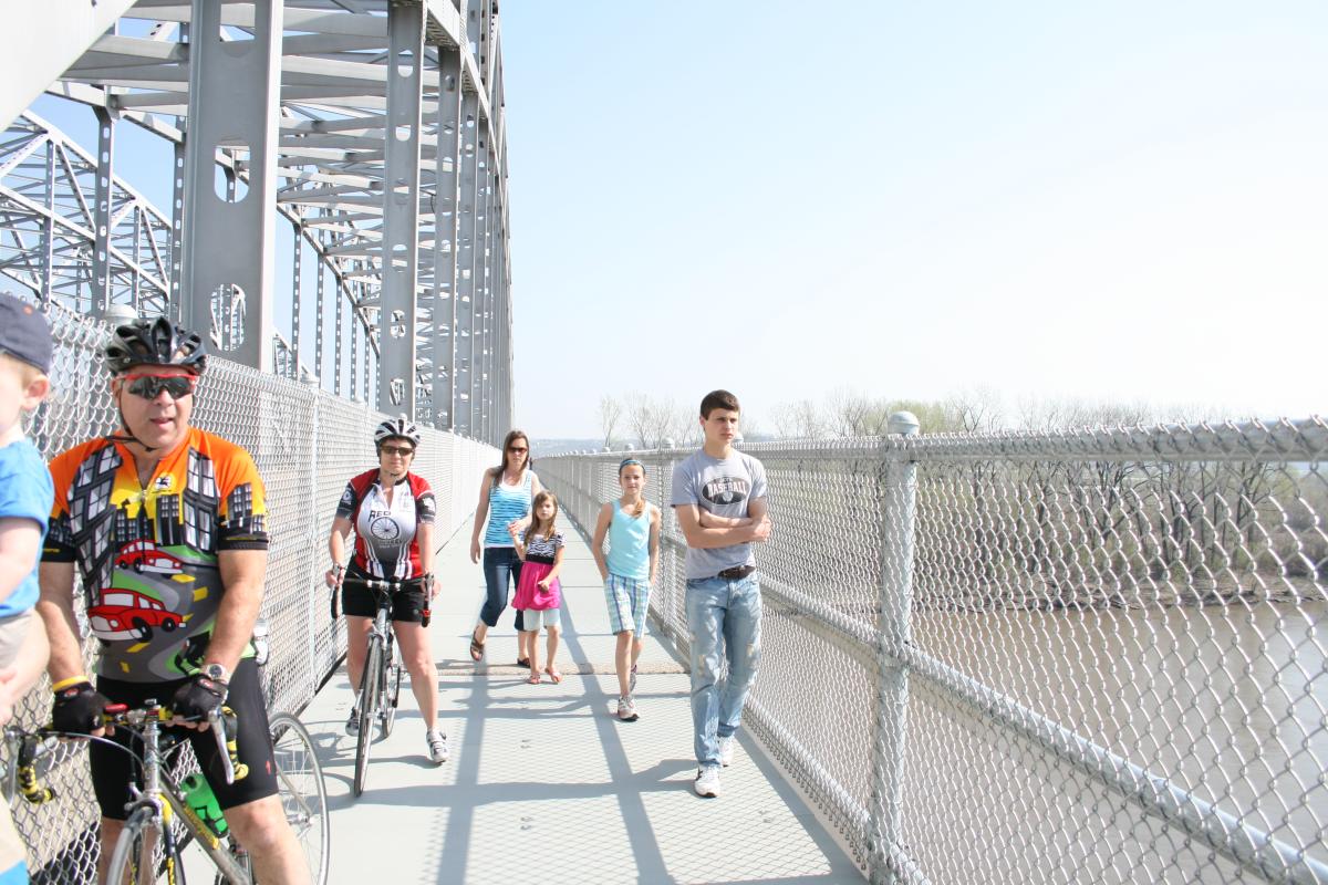MO River Pedestrian/Bike Bridge