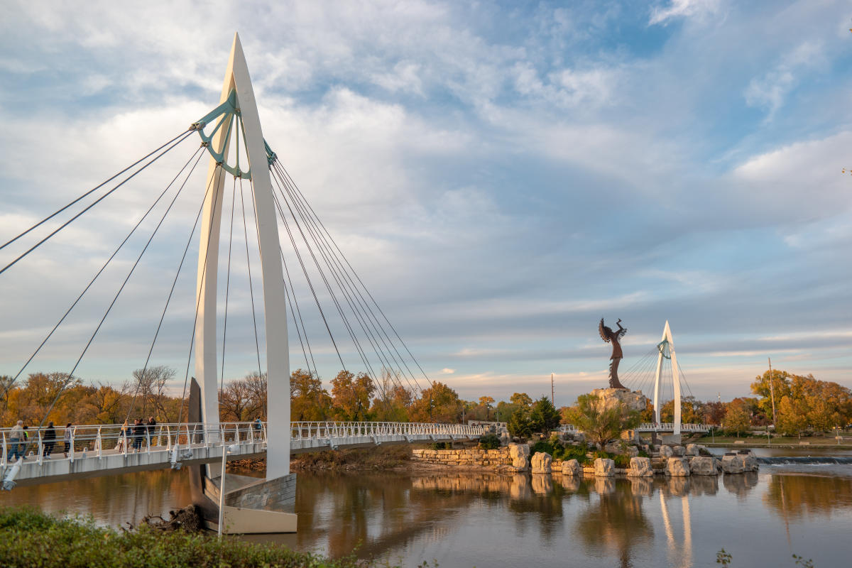 Keeper of the Plains - Arkansas River - Fall Season