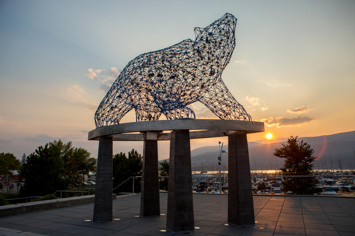 Bear Statue at Stuart Park