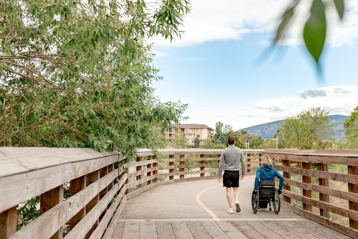 Photo taken in partnership with Okanagan Rail Trail