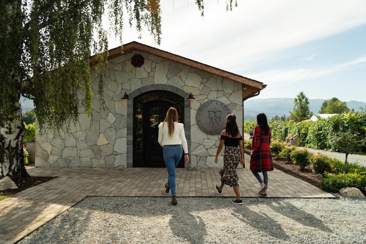 Priest Creek Winery Building Exterior 2