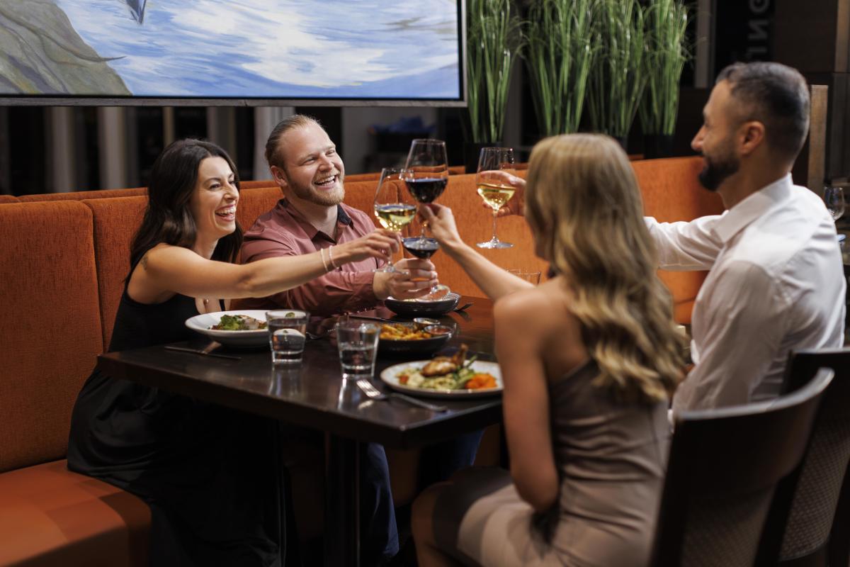 Dining at The Landing Kitchen Bar Restaurant 1