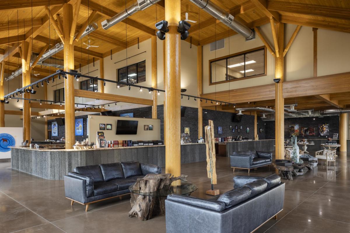 Grizzli Winery Interior View of Tasting Area 2