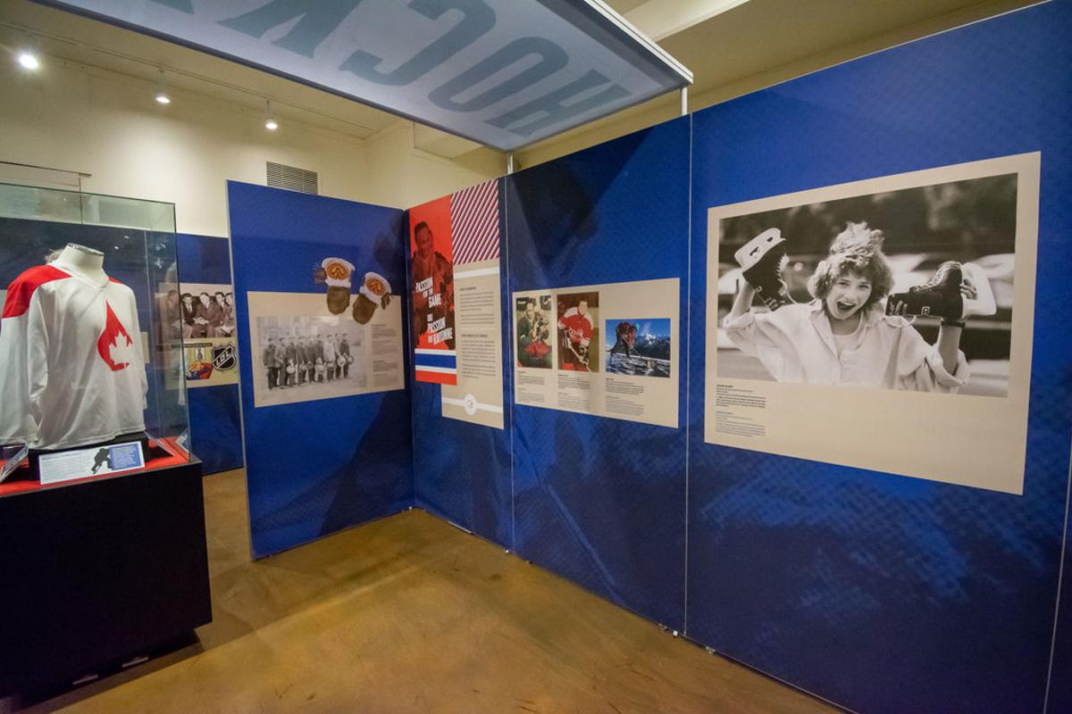 Hockey Exhibit at Okanagan Heritage Museum