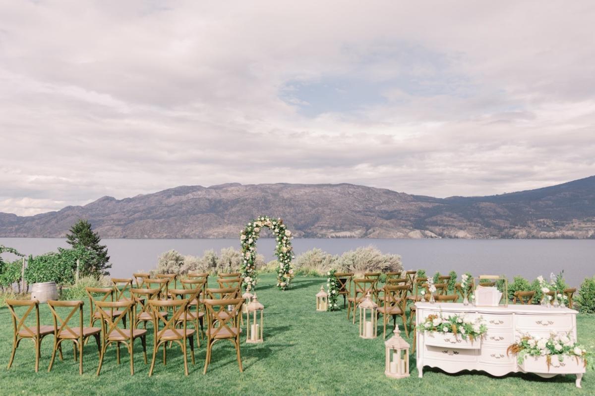 Wedding Setup in the Okanagan Valley