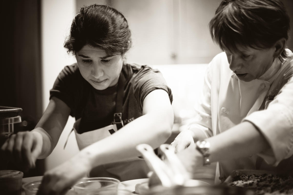 Aman & Sandrine Cooking Together