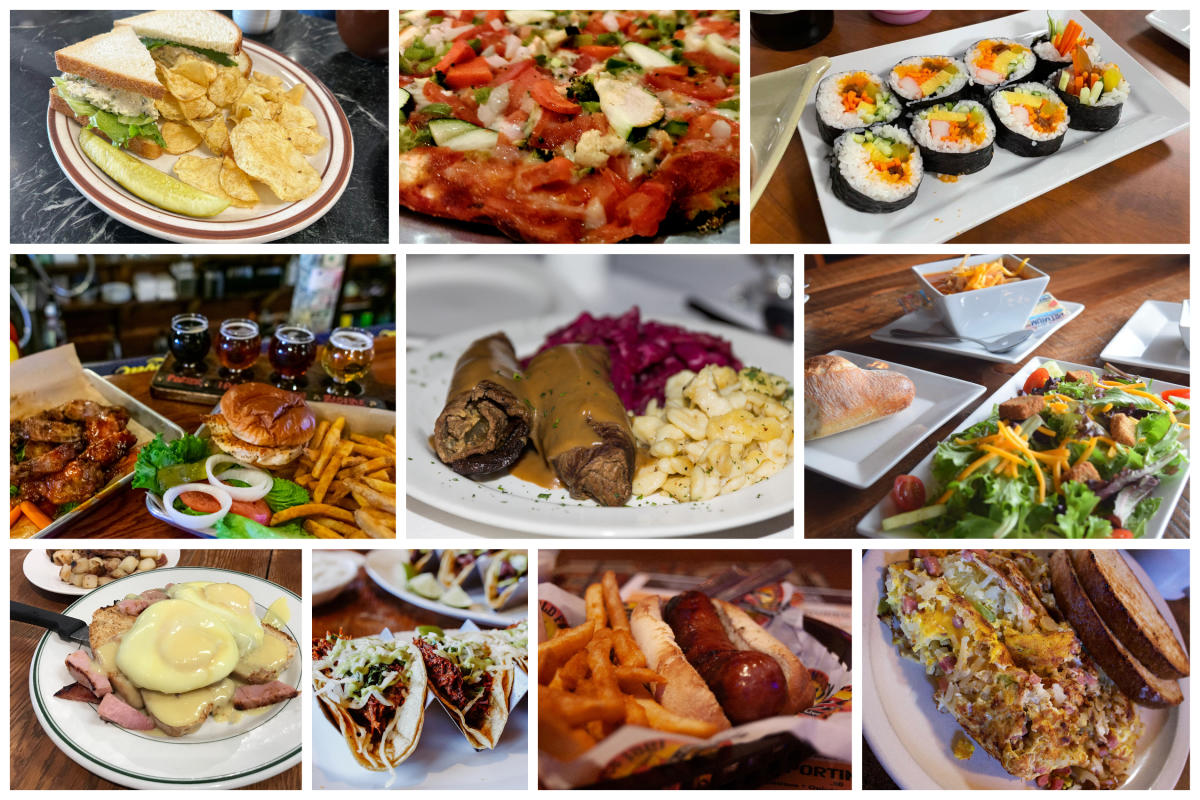 Kenosha Area restaurants photo collage