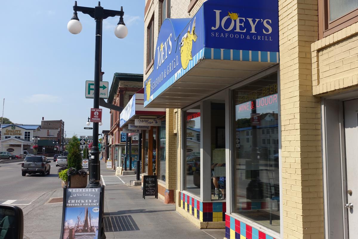 Joey's storefront in Houghton
