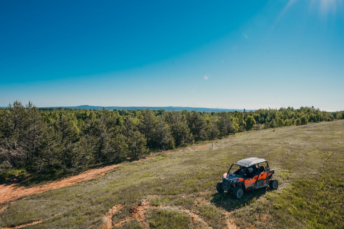 ATV in Keweenaw Aerial