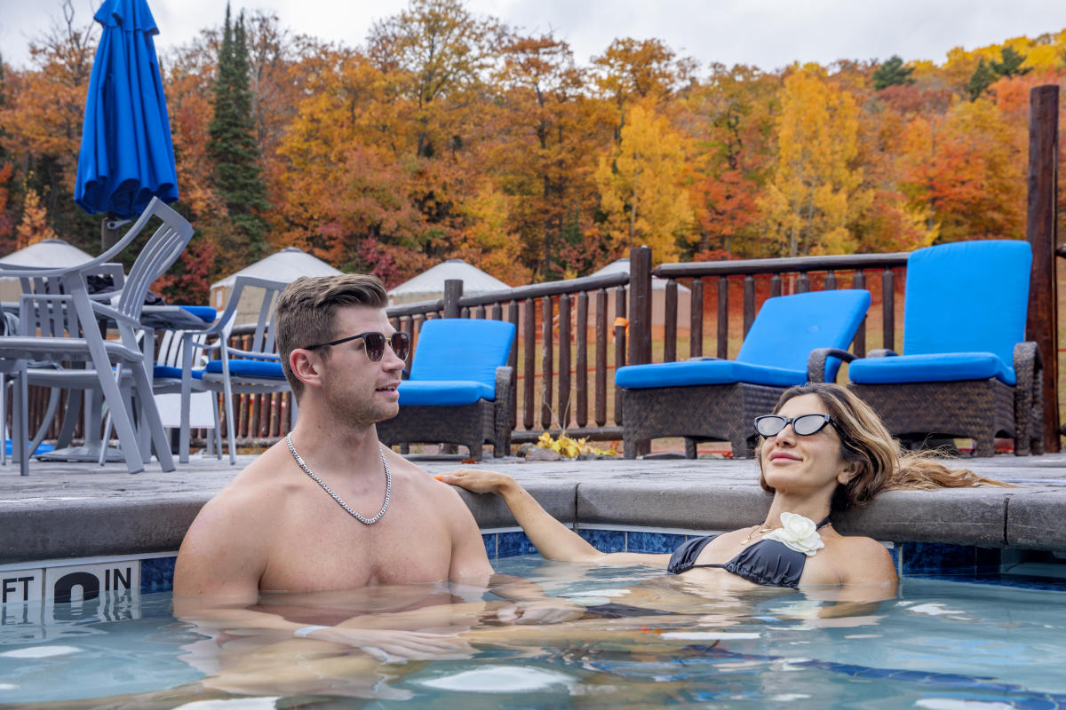 Nordic Spa Fall Couple