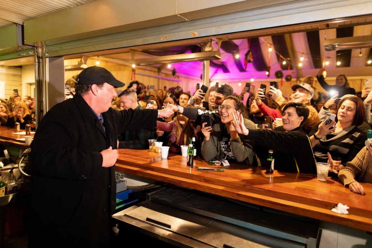 Brian Baumgartner Backyard Ale House Hiller 105 LCVB
