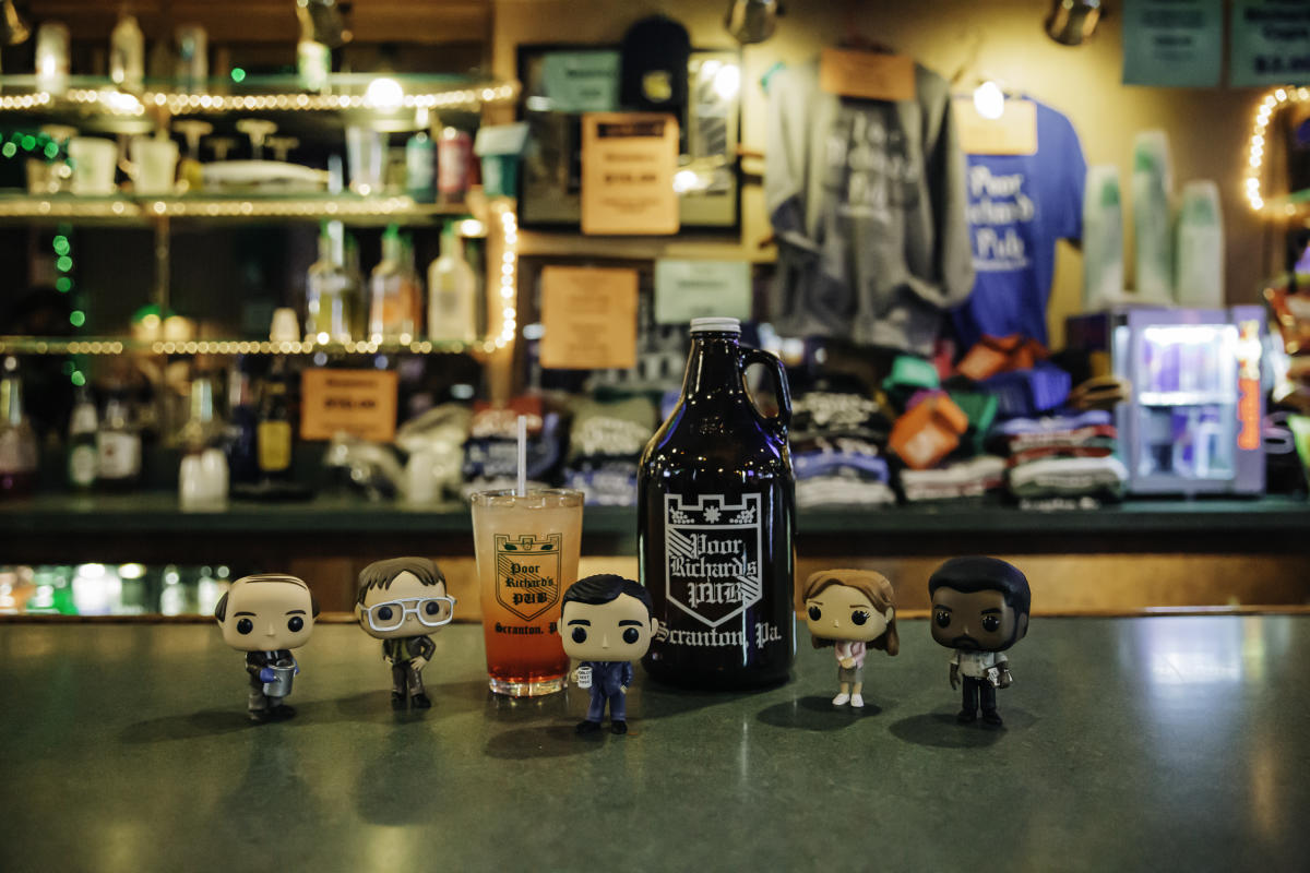 The Office Funko Pops at Poor Richard's Pub