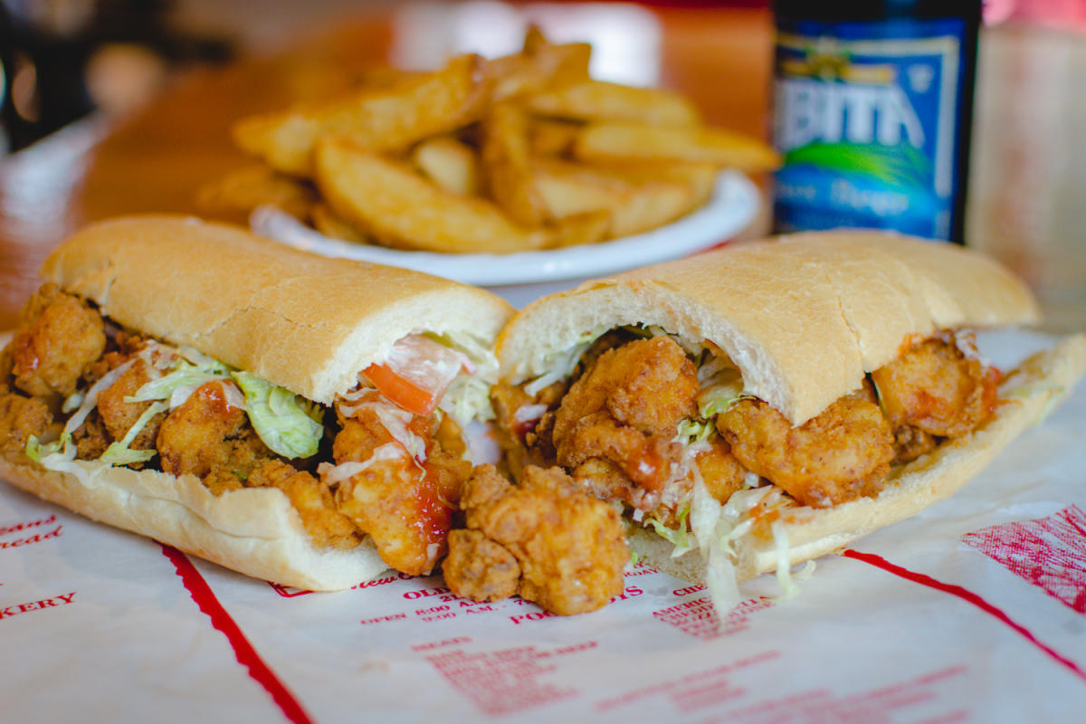 Olde Tyme Grocery Shrimp Po-Boy If Lafayette, LA