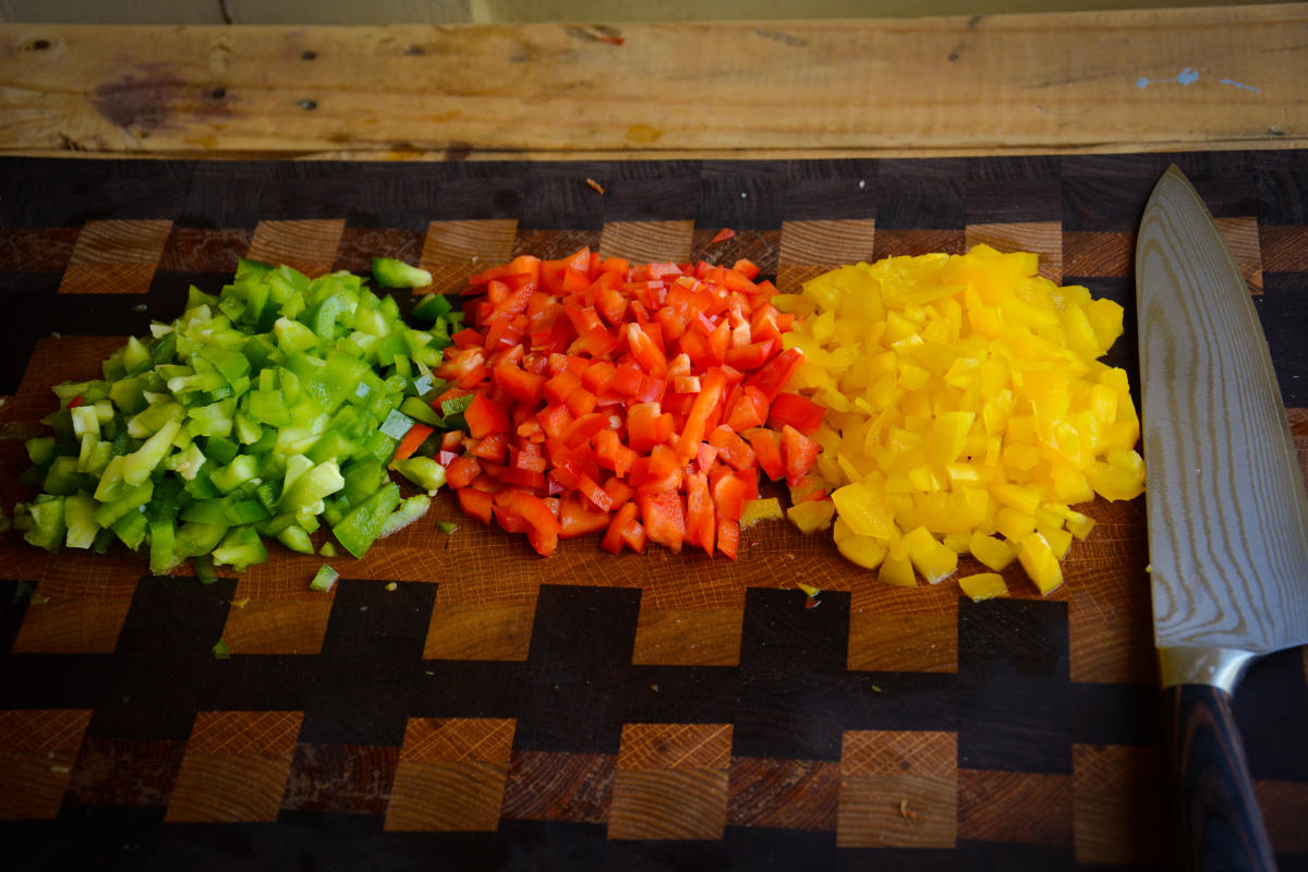 Green, Red & Yellow Bellpeppers
