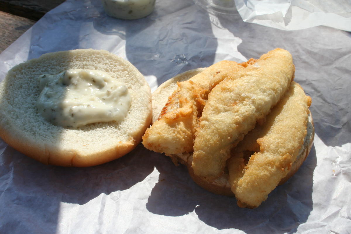 Perch Sandwich - New Sandusky Fish Company