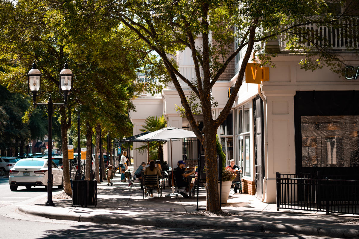 View of a corner at Birkdale Village