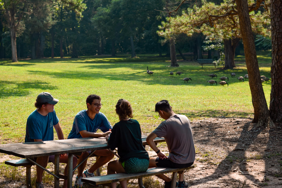 Interns at Latta Nature Preserve