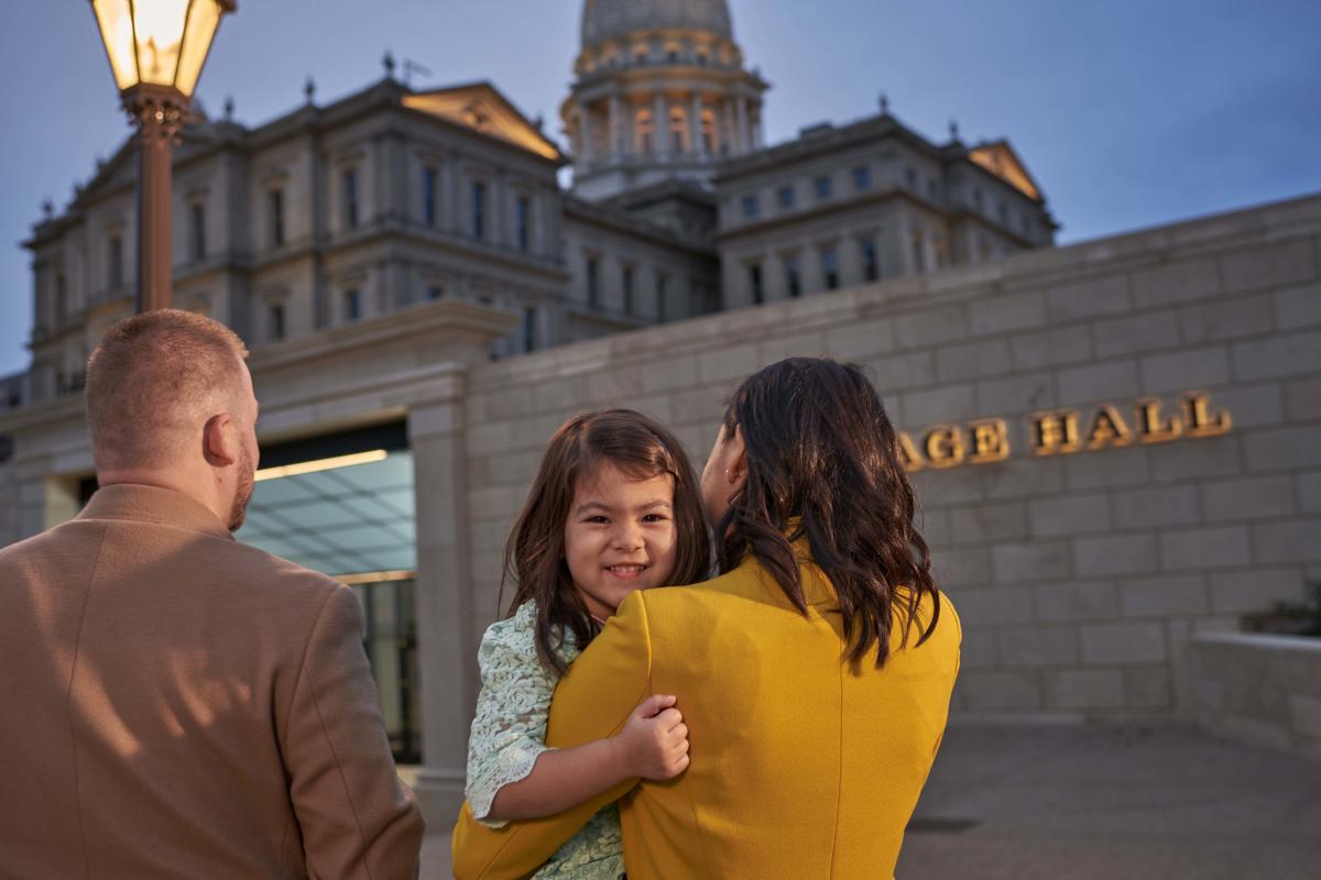Family at Heritage Hall