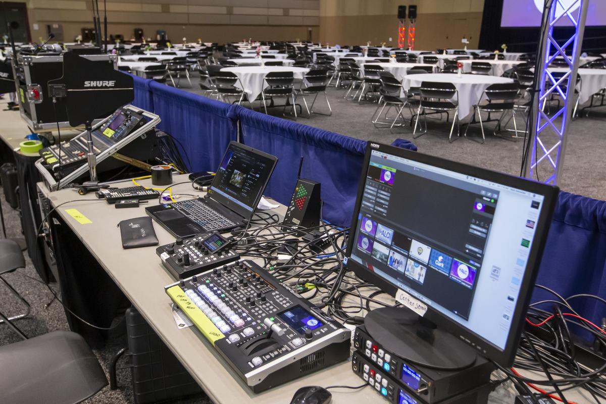 Audio & Visual Setup at Lansing Center