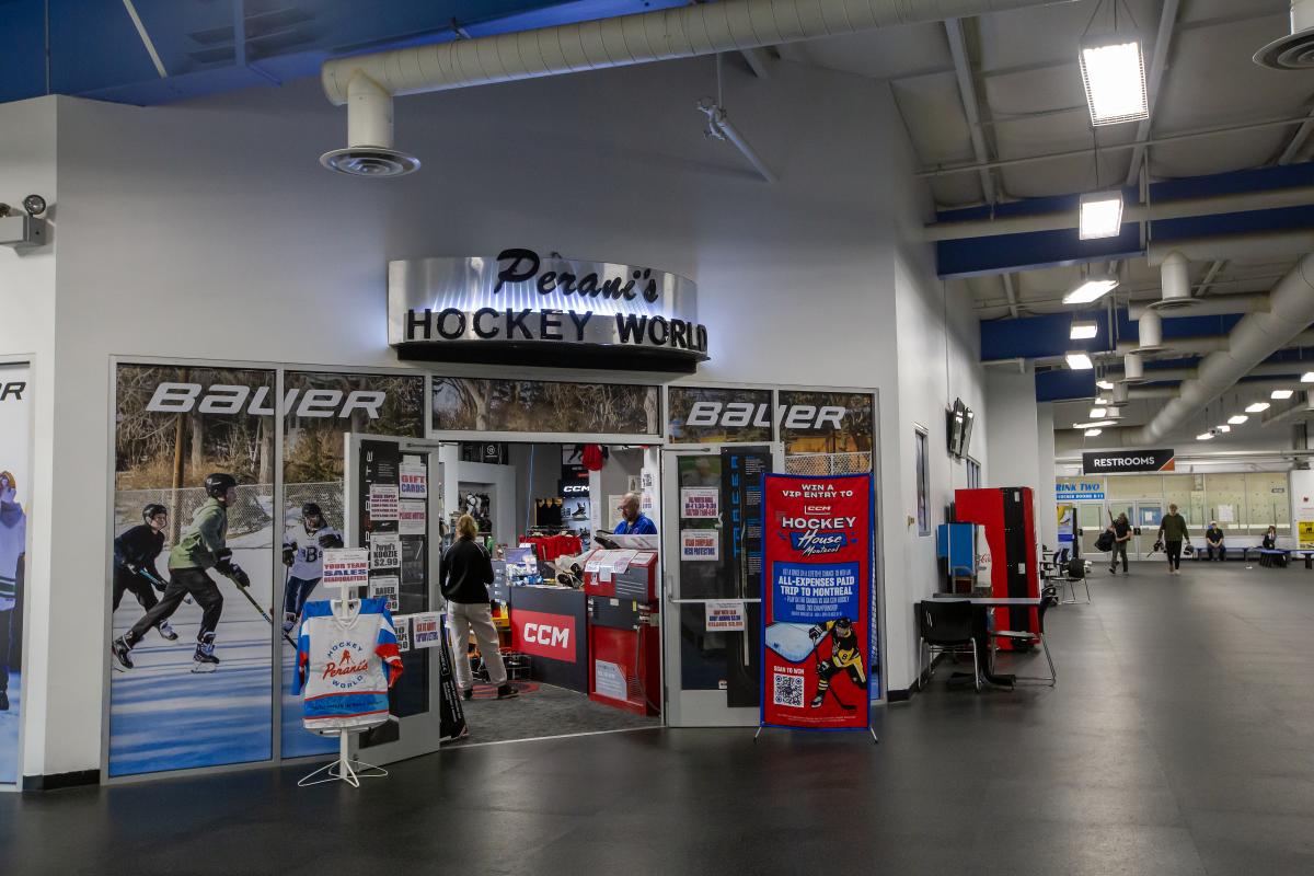 Hockey Shop in Biggby Coffee Ice Cube East Lansing