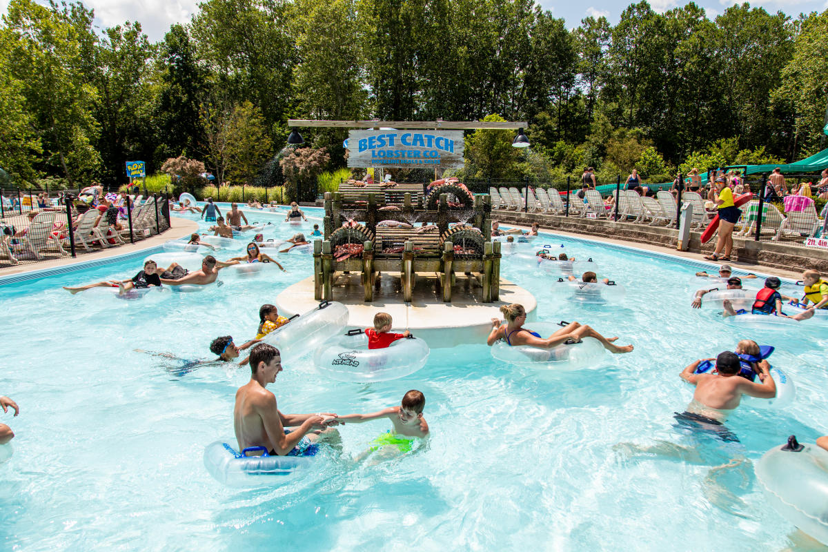 The lazy river at Idlewild & SoakZone is a great summer escape