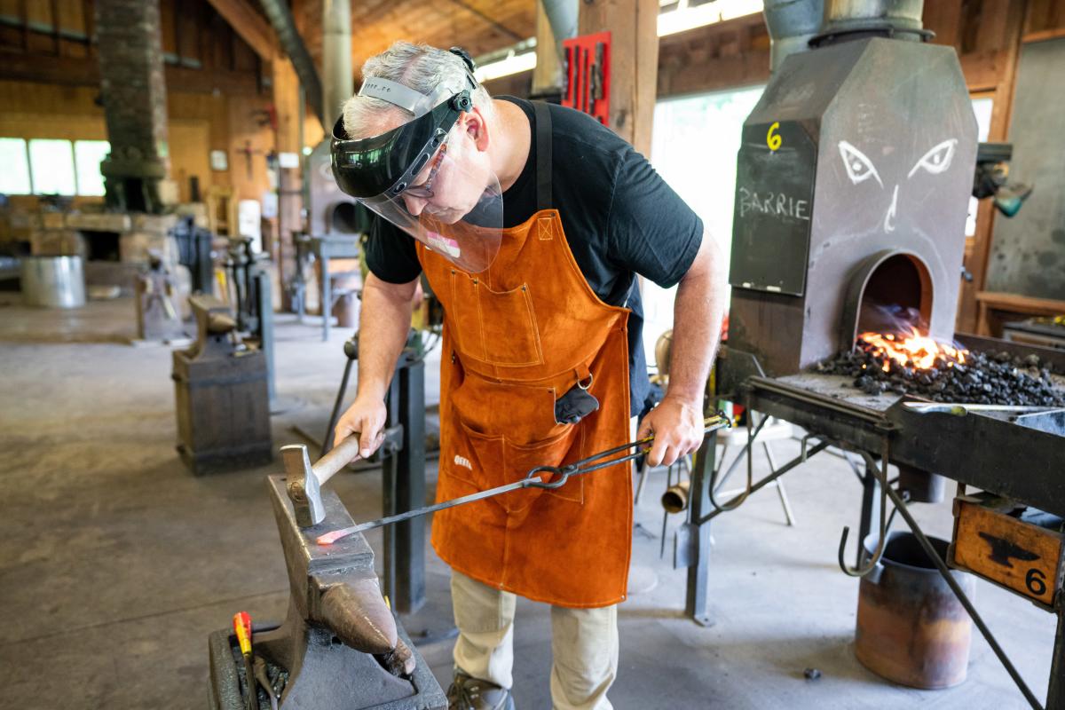 Blacksmithing at Touchstone