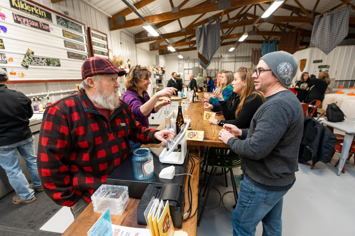 Tattiebogle CiderWorks in Acme features more than a different cider drinks.