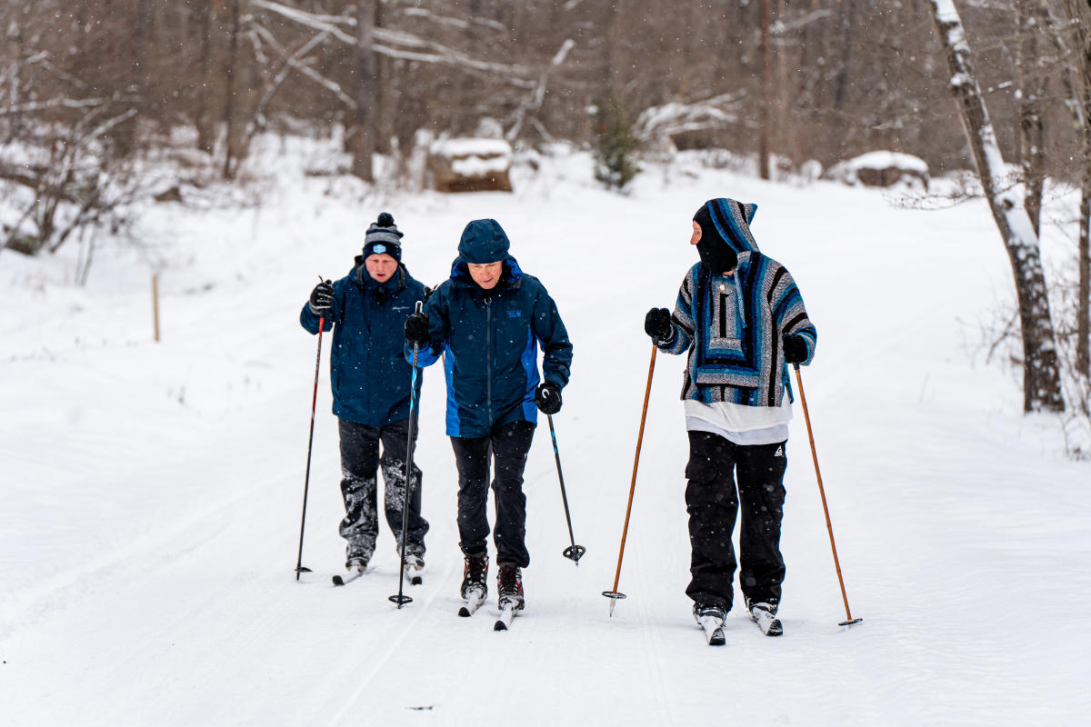 Cross country skiing is a popular winter activity across the Laurel Highlands