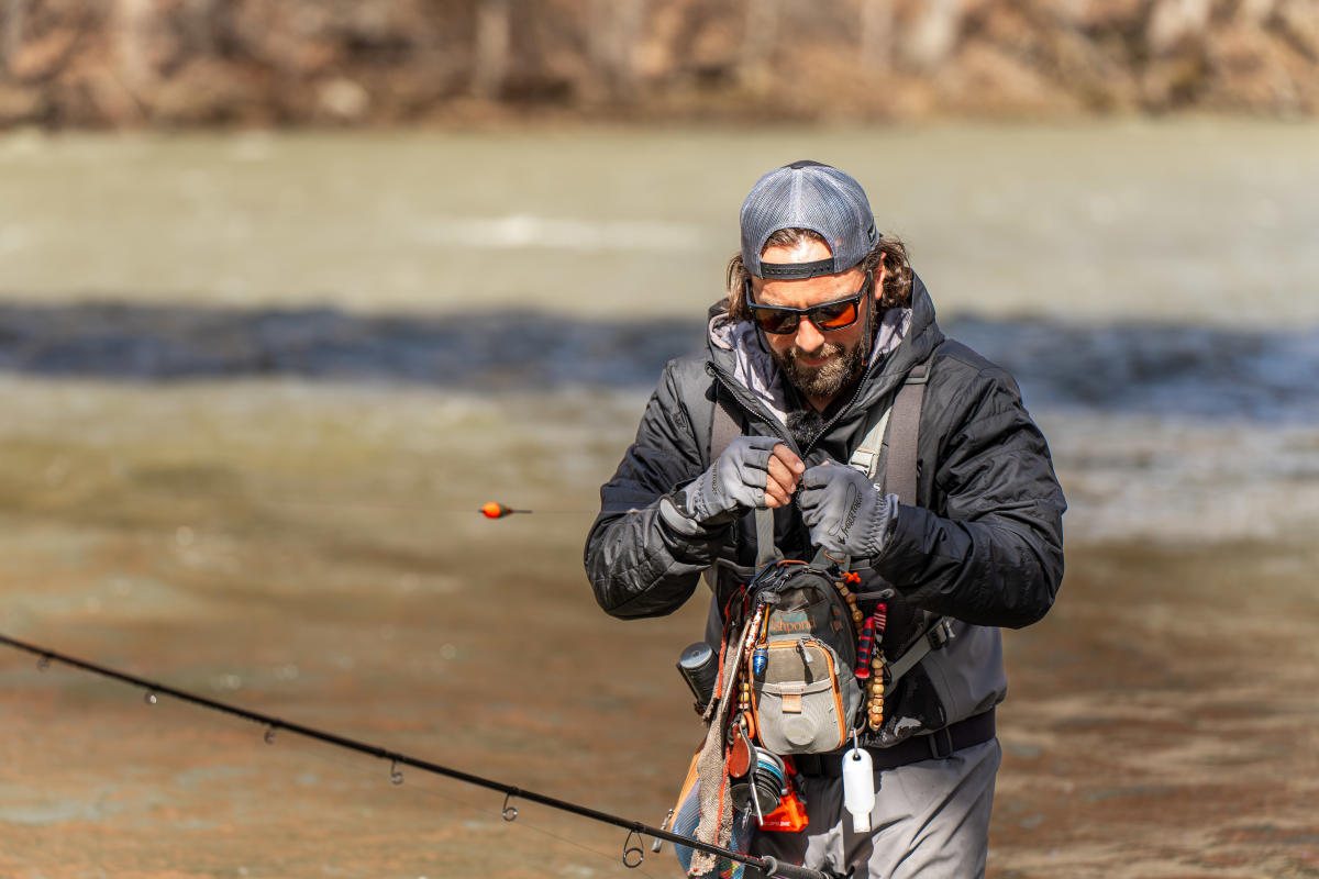 Andy Davis loves fishing the Laurel Highlands because of its scenic beauty in addition to its well-stocked waterways.