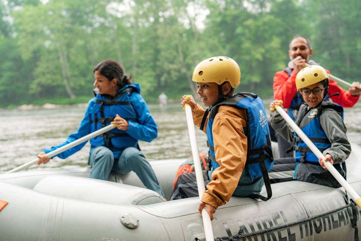 Enjoy a family float down the Youghiogheny River.