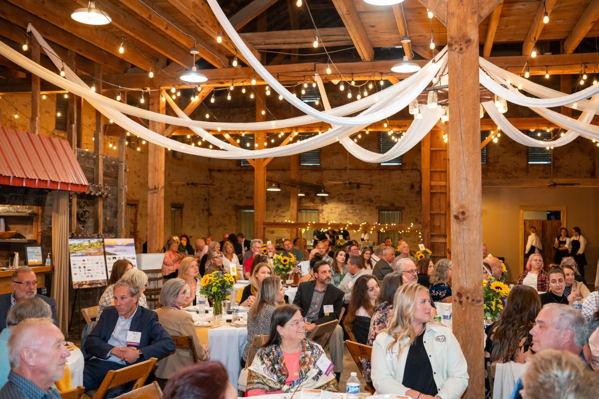 Travel and tourism partners gather for GO Laurel Highlands’ Annual Dinner at the Big Barn at West Overton Village.