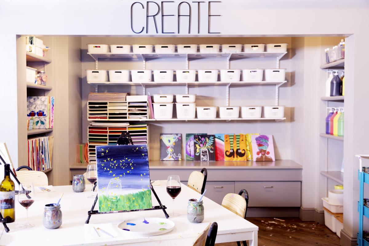 Guests are invited to experience a fun and creative environment at Nemacolin's Art Studios.