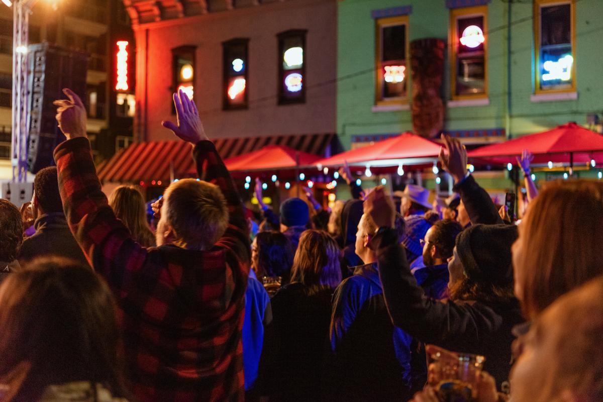 Michael Franti Concert in Downtown Lawrence Kansas