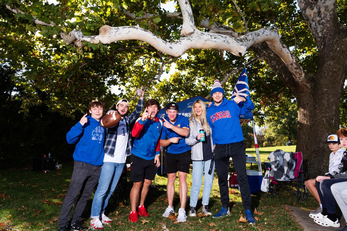 Tailgating at KU Football Game